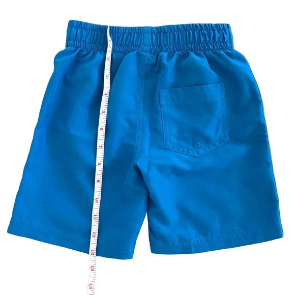 Puma Boys Neon Blue Swim Trunks Size 5 NWT - Picture 6 of 11